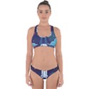 Cross Back Hipster Bikini Set 