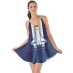 Spaceship Milkyway Galaxy Love the Sun Cover Up