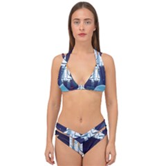 Double Strap Halter Bikini Set 