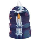 Spaceship Milkyway Galaxy Foldable Lightweight Backpack