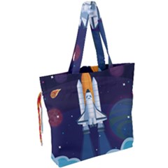 Drawstring Tote Bag 