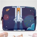 Spaceship Milkyway Galaxy Make Up Pouch (Medium)
