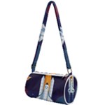 Spaceship Milkyway Galaxy Mini Cylinder Bag