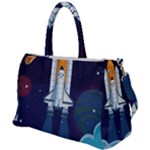 Spaceship Milkyway Galaxy Duffel Travel Bag