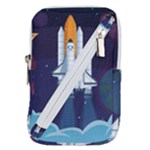 Spaceship Milkyway Galaxy Belt Pouch Bag (Small)