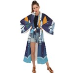 Spaceship Milkyway Galaxy Maxi Kimono