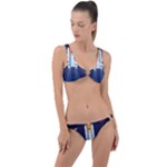 Spaceship Milkyway Galaxy Ring Detail Crop Bikini Set