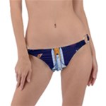 Spaceship Milkyway Galaxy Ring Detail Bikini Bottoms