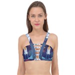 Spaceship Milkyway Galaxy Cage Up Bikini Top