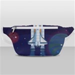 Spaceship Milkyway Galaxy Waist Bag 