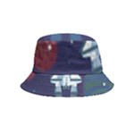 Spaceship Milkyway Galaxy Inside Out Bucket Hat (Kids)