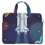 Spaceship Milkyway Galaxy MacBook Pro 13  Double Pocket Laptop Bag
