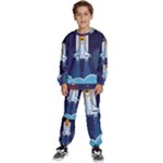 Spaceship Milkyway Galaxy Kids  Sweatshirt set