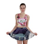 Alien Astronaut Scene Mini Skirt