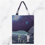 Alien Astronaut Scene Classic Tote Bag
