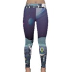 Alien Astronaut Scene Classic Yoga Leggings