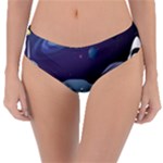 Alien Astronaut Scene Reversible Classic Bikini Bottoms