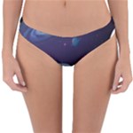 Alien Astronaut Scene Reversible Hipster Bikini Bottoms