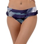 Alien Astronaut Scene Frill Bikini Bottoms