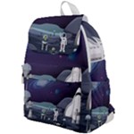 Alien Astronaut Scene Top Flap Backpack