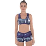 Alien Astronaut Scene Racerback Boyleg Bikini Set