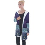 Alien Astronaut Scene Longline Hooded Cardigan