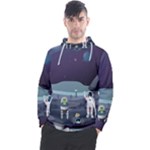Alien Astronaut Scene Men s Pullover Hoodie