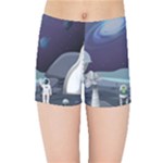Alien Astronaut Scene Kids  Sports Shorts