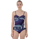 Alien Astronaut Scene Sweetheart Tankini Set