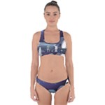 Alien Astronaut Scene Cross Back Hipster Bikini Set
