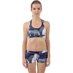 Alien Astronaut Scene Back Web Gym Set
