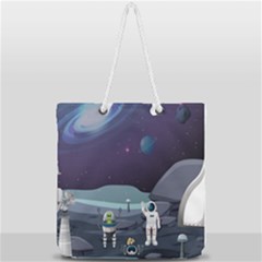 Full Print Rope Handle Tote (Large) 