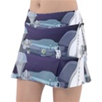 Alien Astronaut Scene Classic Tennis Skirt