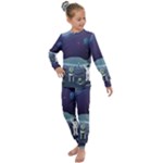Alien Astronaut Scene Kids  Long Sleeve Set 