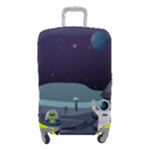 Alien Astronaut Scene Luggage Cover (Small)