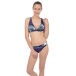 Alien Astronaut Scene Classic Banded Bikini Set 