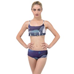 Layered Top Bikini Set 