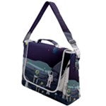 Alien Astronaut Scene Box Up Messenger Bag