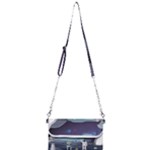 Alien Astronaut Scene Mini Crossbody Handbag