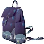 Alien Astronaut Scene Buckle Everyday Backpack