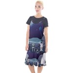 Alien Astronaut Scene Camis Fishtail Dress