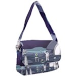 Alien Astronaut Scene Courier Bag
