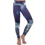 Alien Astronaut Scene Kids  Lightweight Velour Classic Yoga Leggings