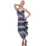 Alien Astronaut Scene Layered Bottom Dress