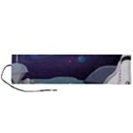 Alien Astronaut Scene Roll Up Canvas Pencil Holder (L)