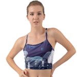 Alien Astronaut Scene Mini Tank Bikini Top
