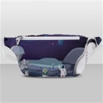 Alien Astronaut Scene Waist Bag 