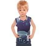 Alien Astronaut Scene Kids  Sport Tank Top