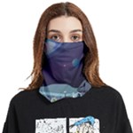 Alien Astronaut Scene Face Covering Bandana (Two Sides)