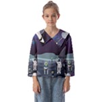 Alien Astronaut Scene Kids  Sailor Shirt